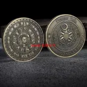 【全球 優選】紀念幣現貨日月星辰轉運幣 十二星座金屬工藝紀念章 【滿300出貨】