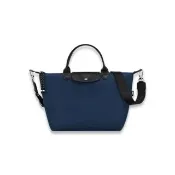 【LONGCHAMP】LE PLIAGE ENERGY再生尼龍小號手提/斜背包(深藍)