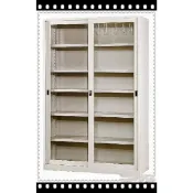 【大富精緻家具】《207-09 4*6尺-連座書櫃》拉門 鐵拉門 三層式 理想櫃 公文櫃 置物櫃 文件櫃.資料櫃 玻璃鐵