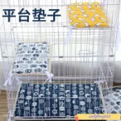 臺灣出貨🔥雙面毛絨貓窩墊 貓籠平台墊 貓窩墊 可繫帶 透氣亞麻貓吊床 狗窩 寵物窩 貓墊 狗墊 寵物墊 寵物床 貓床