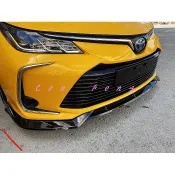 涔峰ＣＦ☆(亮黑)TOYOTA 19年後 ALTIS 12代 三段式 前下巴 前鏟 前唇 防刮 防撞 定風翼 前下