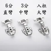 (店+)西德鉸鍊-單入 附螺絲 不銹鋼緩衝內構油壓管 孔徑35mm 櫥櫃 衣櫃 流理臺 門板五金 系統家具使用