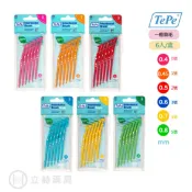 立赫健保藥局 TePe 緹碧 瑞典 L型牙間刷 (普通刷毛) 0.4 ~0.8mm 6支入 牙間刷 牙齒清潔 口腔清潔【立赫藥局】