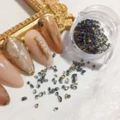 Rainbow nail 日式琉璃石 美甲飾品