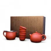 【陶說 台灣製】西施壺茶具禮盒 一壺一海六杯 茶具組 泡茶組 陶瓷泡茶壺 茶杯 茶海 公道杯 紫砂壺 SGS檢驗合格
