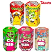 《番薯先生》日本 東鳩 Tohato 蠟筆小新 星星巧克力餅乾 草莓 巧克力餅乾 可愛怪獸 六角盒 皮卡丘