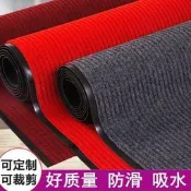 現貨 進門口防滑地毯可裁剪走廊樓梯酒店門廳迎賓廚房地墊吸水腳墊門墊
