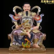 【五星好評】真武大帝神像玄天上帝擺件道家玄武大帝北極真君祖師樹脂家用供奉