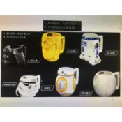 7-11 限量星際大戰3D馬克杯，黑武士、帝國風暴兵，BB-8，鑄鐵鍋，竹纖維餐盤餐碗，發光筆、發光筷