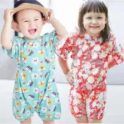 【Baby 童衣】和服 寶寶日本包屁衣 夏日麻料清涼 42122(寶寶服 嬰兒服 造型服)