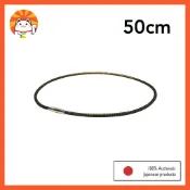 日本Phiten RAKUWA 磁性鈦 項鍊 金屬頂黑/金色 50cm ap0514 日本直送