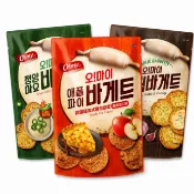 《番薯先生》韓國 O!my歐邁福 歐邁福法式麵包餅乾 蘋果派 香蒜奶油 青陽辣椒美乃滋 大蒜麵包 大蒜餅乾 吐司餅乾