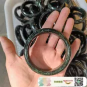 快樂購購 王石磁石圓條手鐲女玉手鐲美人條玉鐲天然正品蛇紋石玉手鐲