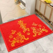 招財貓進寶地墊【風水必備】貔貅 刮泥墊 大門玄關 防水踏墊