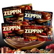 Glico 格力高 ZEPPIN咖哩 夾心咖哩塊 日式咖哩 甘口 中辛 辛口 燉牛肉