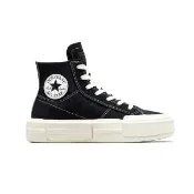 【CONVERSE】美國Converse高筒復古厚底解構鞋 帆布鞋-黑色
