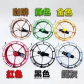 台灣現貨 牛車輪 全鋁合金 極輕量 4吋 5吋 6吋 八卦輪 手撥輪 前打輪 筏釣輪 前打 池釣 筏釣 水庫 放流
