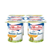 【Elle&Vire 愛樂薇】原味優格 125gx4杯/組 Plain Dairy Dessert