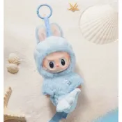 『小昀精品』現貨⭐️POPMART 泡泡瑪特⭐️LABUBU  新加坡限定  魚尾獅拉布布  搪膠毛絨吊飾⭐️