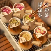 【全店折扣 限時下殺】圍爐煮茶罐罐茶壺家用室內網紅陶壺烤茶  小瓦罐 甕盅 魚翅羹 茶碗蒸 燕窩盅