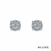 ALUXE 亞立詩 18K金 鑽石耳環 綻放 EE0779