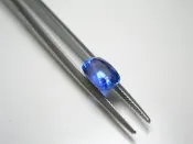 圓如玉珠寶------天然錫蘭色切割面藍寶石單顆重2.86克拉裸石(附證書)