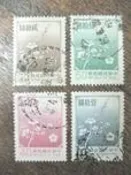 中華民國 68年梅花 雙魚圖騰 45年兒童節紀念 郵票 6張 (可單買) 舊票