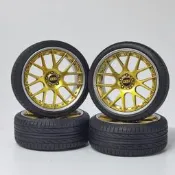 【愛拼好貨】1/18 BBS CH-R II 雙媥耣轂 車模改裝配件 碩蜾模型 橡嘐胎已上色