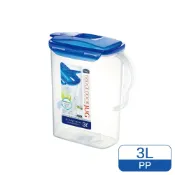 (店+)【LocknLock 樂扣樂扣】樂扣樂扣PP多功能水壺3L HAP607 3000cc 樂扣冷水壺 果汁飲 飲料壺 冷飲壺 冰箱水壺 冰箱側門水壺