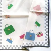 Furla 復古手帕 奢華手提包與手拿包印花 (20 英吋)