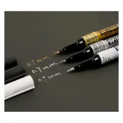 (店+)【SAKURA 櫻花】勾邊筆 油漆筆 細字 金 銀  0.7mm 金屬色 異材質 S01-PSK