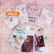台灣熱銷🔥旅行證件包可愛公主米奇花栗鼠護照包證件套卡通旅行機票夾護照保護套