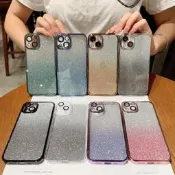 【特價爆款】適用iPhone5手機殼防塵網電鍍漸變閃蘋32鏡頭膜6軟4
