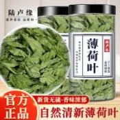 ✨新品特惠 【陸盧緣】薄荷葉茶新貨無硫泡水喝中藥材搭配檸檬片食用薄荷葉花...