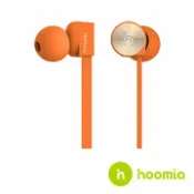 個性潮牌3C館 hoomia 好米亞 E1G (個性橘) 鸚鵡螺入耳式立體聲耳機