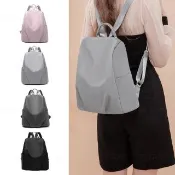 【BAGGLY&CO】維萊特簡約率性防潑水防盜後背包 加厚版(防水包 輕量尼龍包 後背包)