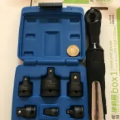 6件式轉接頭+3分90度氣動棘輪扳手