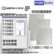 【PChome 24h購物】4入包裝-適用Panasonic國際牌F-Y45EX F-Y36EX F-Y28EX F-Y24EX F-Y20EX除濕機初效過濾棉濾網 R99N