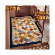 (店+)可客製化 免運 美式復古 硅藻泥地墊 浴室地墊 廚房地墊 入戶地墊 吸水地墊 防滑地墊 玄關地墊 軟式硅藻土地墊