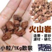 大/中/小/砂粒-1kg/散裝【新莊/五股/青島水族】火山岩  紅色 黑色 溶岩石 底砂 濾材  蘇蝦 蘇螺 鰲蝦 白襪