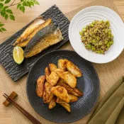 (店+)【誠實討海人】懶人日式定食組 鯖魚 黎麥毛豆 馬鈴薯