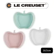 LE CREUSET -瓷器迷你蘋果造型烤盤16.5cm (甜薄荷/棉花白/甜心粉  3色選1)