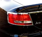 圓夢工廠 Audi 奧迪 A4 B6 2001~2005 改裝 鍍鉻銀 車燈框 飾貼 後燈框 尾燈框