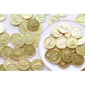 (店+)女王金幣巧克力 4cm圓 過年糖果 喜糖   g3077