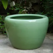 免運開票 景德鎮大水缸睡蓮缸荷花盆鐵樹盆景種樹養花盆特大號庭院客廳陶瓷碗蓮盆缸 錦鯉缸 魚缸 水缸 魚缸 庭院仿石大水缸