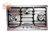 【停產中】豪山牌－P-3300☆歐化檯面式不鏽鋼三口崁入瓦斯爐☆