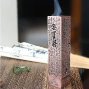 【沐妮雅】仿古銅心經立香爐隨機二入(多功能倒流香薰爐檀香創意擺件)