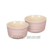 【易油網】【缺貨】Le Creuset 陶瓷布丁杯 2入組 雪紡粉 9.5cm 法國 91002800401000