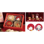 ≡☆包裝家專賣店☆≡包裝用品 年節 新春 禮品盒 禮品貼紙 春節 幸福綻放 /喵喵太郎