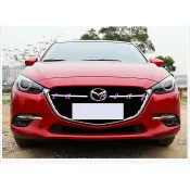 涔峰ＣＦ☆(電鍍第二排)17年式 魂動新馬3 MAZDA3 MAZDA 3 馬3 水箱罩飾條 中網飾條 水箱護罩飾條